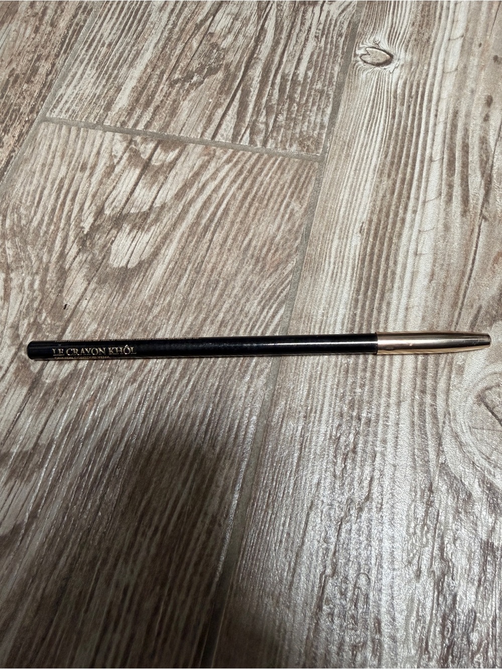 Lancome Black Eyeliner Pencil with Gold Cap